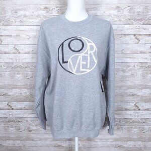 BP Womens Sweatshirt M Lover Gray 457A